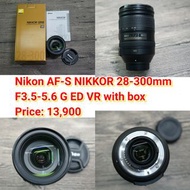 Nikon AF-S NIKKOR 28-300mm F3.5-5.6 G ED VR with box