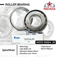 Roller Bearing Koyo 30204 JR As 20mm Original