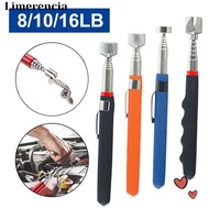 IFFINE Pickup Suction Iron Rod, Stainless Steel Retractable Magnetic Pick Up Tool, Portable Multifun