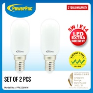 PowerPac 2x LED Bulb, Picture Frame Bulb 5W E14 Warm White (PP6226WW)