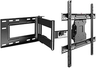 TV Wall Mount, TV Rack Bracket Curved TV Rack Universal Wall Mount Telescopic Rotating Shelf, 600400mm TV Stand nyfcck