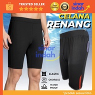 Men's Adult Long Swim Trunks Teenagers Tight Thick Cima Swim Trunks ML XL