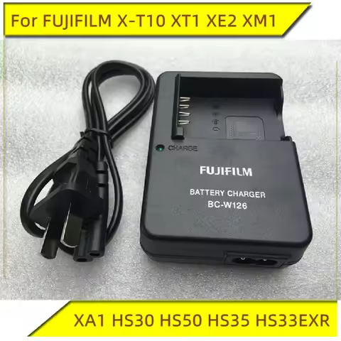 BC-W126 SLR Micro Single Digital Camera Telephoto Camera Battery Charger For FUJIFILM X-T10 XE2 XM1 