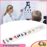 everydayfinds Fixation Stick Vision Tester  Coating Thicken Clear Colorful Animal Patterns Kids Opto