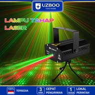 UZBOO lampu laser panggung DJ Lampu Disco Laser Lampu Sorot Panggung Mini Laser Stage Lighting Suara