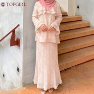 TOPGIRL Ammara Set Blouse And Skirt Raya Edition/ Blouse And Skirt Printed/ Blouse And Skirt Fulling