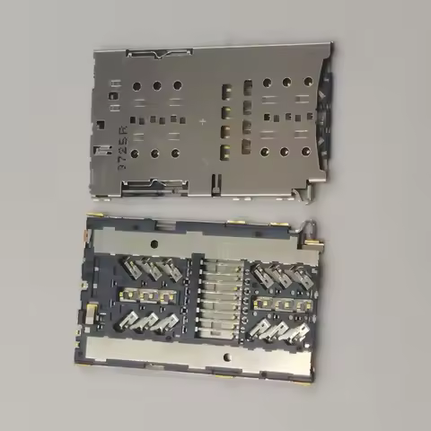 2Pcs Reader Sim Card Socket For Samsung Galaxy Tab A T290 T295 T297 A71 5G A7160 A716 Contact Slot T