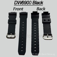 Premium Shockproof Silicone Watch Strap, Soft Rubber Band for DW5600 DW6900 DW9052 GA110 Digital Dis