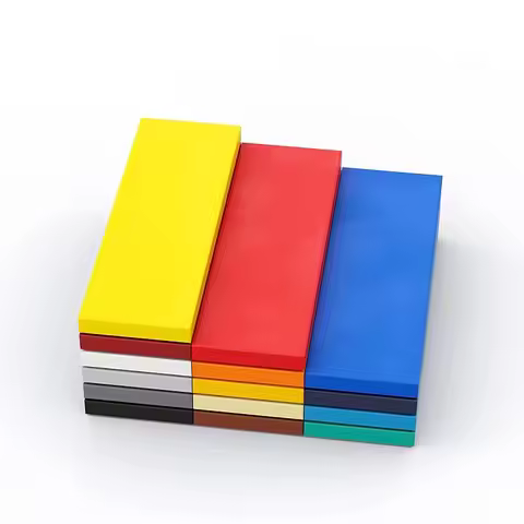 70PCS FLAT TILE 2X6 Plate Compatible 69729 Plate Self-Locking Bricks Building Blocks Toys Accessorie