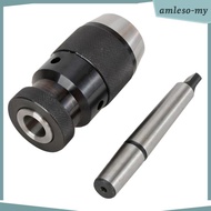 [AmlesoMY] 0-13mm MK2 Drill Steel Chuck Auto Tighten Accurate MT2-B16 Arbor Machine