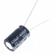 20pcs 470uF 35V 470MFD 35Volt 10*13mm Aluminum Electrolytic Capacitor Radial 470mf35v 470uf35v 35v47