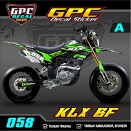 Decal Sticker KLX bf 150 Fullbody Custom Design-Dekal Sticker KLX 150 bf- 058