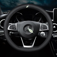 [ในสต็อก] 2022หนังรถพวงมาลัยหุ้มกันลื่นสำหรับ -Benz GLS GLC GLE GLA EQA S500 CL500 S R A B C E คลาส AMG GT