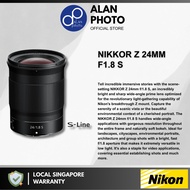 Nikon NIKKOR Z 24mm F1.8 S Lens for Nikon Z9 Z8 Z7 ii Z6 ii Z5 Zfc Z30 | Nikon Singapore Warranty