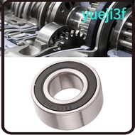 YUEJI Double Row Ball Bearing, Black Silver Steel Deep Groove Ball Bearings, Durable 3205-2RS Angula