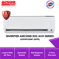 ACSON (READY STOCK) INVERTER R32 WIFI 4 STAR AIR CONDITIONERS 1HP [A3WMY10NF/A3LC10] / 1.5HP [A3WMY15NF/A3LCY15F]