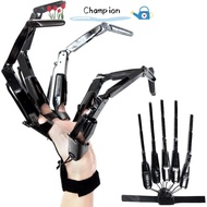 CHAMPIONO 1PC Halloween Articulated Finger, Scarry Fake Fingers Skeleton Hands Finger Glove, Horror 