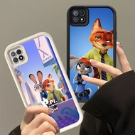 BK-5 Crazy Zootopia Judy Nick surprise Casing for OPPO Realme Reno A16E 4F C11 F17 A93 C20 A16K C20A