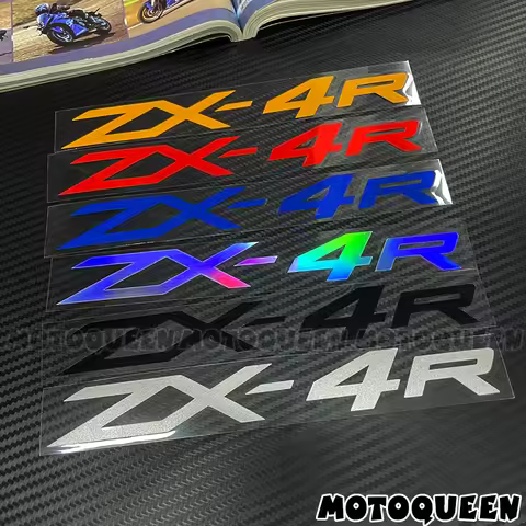 For Kawasaki ZX 4R 4RR 6R ZX4R ZX4RR ZX6R Motorcycle Body Shell Wheels Fairing Label Helmet Fuel Tan