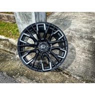 New 4x4 Offroad Sport Rim Thailand OASIS Wheels Elite 62 18x9J 6x139 ET0 - READY STOCK