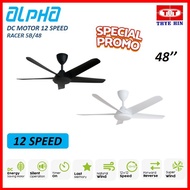 Alkova (ALPHA) Racer 5B 48 inches DC Remote Ceiling Fan