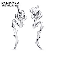 Pandora Rose Sterling Silver Stud Earrings