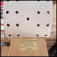 BRAKE ISUZU GIGA FVZ 285 FVZ285 REAR BRAKE PADSlining SHOE