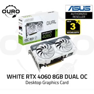ASUS NVIDIA GEFORCE RTX 4060 WHITE OC EDITION 8GB GDDR6 DUAL FAN | GAMING GRAPHICS CARD GPU VGA RTX4