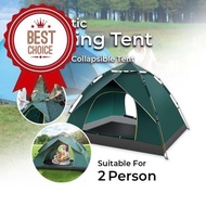 Automatic Popup Camping Tent for 2 Persons Portable Waterproof Rainproof Outdoor Easy Kemah Berkemah