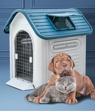 (XXL Size) Dog House Cage Kennel Cat Kucing Plastic Large Detachable Rumah Pet Cottage Indoor Outdoo