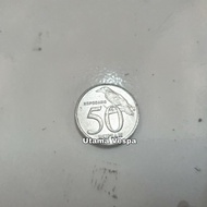 Uang kuno koin Rp 50 rupiah tahun 1999 kepodang