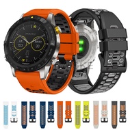 Quick Release Silicone Strap 26mm 22mm Band for Garmin Fenix 8 51mm 47mm /7X pro / 6 / 5X Plus / Fen