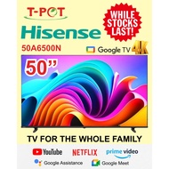 50 INCH HISENSE 50A6500N (B) 4K UHD GOOGLE TV | 1 Year Warranty