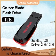 [original] SanDisk Cruzer Blade USB 2.0 Flash Drive CZ50 (16GB/32GB/64GB/128GB/256G/512G)