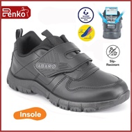 PENKO_ ABARO Water Resistant 2323N Anti-Bacterial School Shoes - Black