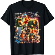 Italian-Brainrot Ai Generated Animals Gen Z Men T-Shirt