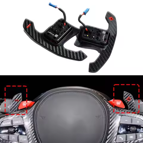 For BMW M3 M4 M5 X3M X4M G20 G80 G82 G83 F90 F97 F98 Z4 G29 Carbon Fiber Steering Wheel Paddle Shift