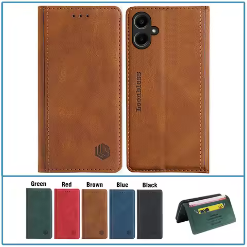 Flip Book Holster For Samsung A07 F07 M07 Phone Cover Samsung Galaxy A07 Leather Case Samsung Case G