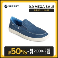 SPERRY OUTER BANKS TWIN GORE SW TWILL รองเท้าผ้าใบ ผู้ชาย สีกรม ( SNK - STS23756 )