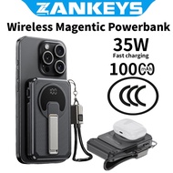 【CCC Certified】Portable power bank 35W Wireless Magentic Power bank 10000mAh Fast Charging for iPhon