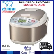 Zojirushi NS-LAQ05 Fuzzy Logic Rice Cooker 0.54L, SINGAPORE WARRANTY