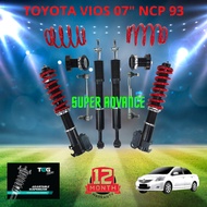 Toyota Vios 08" NCP93 TEG RACING Adjustable Suspension  Hi Low Body Shift Absorber