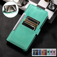 Retro Leather Case For OPPO F23 Realme 10 Pro Plus GT3 GT Neo5 A1 A38 A98 4G 5G Fashion Stand Flip Cover Casing Soft Shell