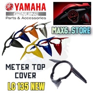 YAMAHA LC 135 METER TOP COVER MATT BLACK &amp; BLACK LC135 NEW V2 V3 V4 V5 V6 V7 / LC 135 NEW [ ROUND ] LC Meter Cover Bulat