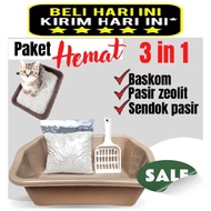 Free 1L Litter Box + Cat Litter Scoop Cat Litter Box Scoop 1 Set