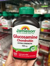 現貨 Jamieson 關節健骨寶 葡萄糖胺 + 硫酸軟骨素 (特強配方) 125粒 Glucosamine Chondroitin (900 mg) 125 caplets 064642024213