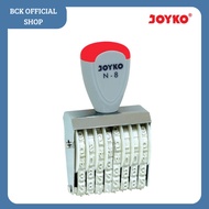 Number Stamp Number Stamp/ N-8 Number/ Joyko 8-Digit/ (PCS)