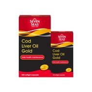 Seven Seas Cod Liver Oil Gold (500 + 100 Capsules)