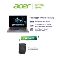 Predator Triton Neo 16 Gaming Laptop 14th Gen Core Ultra i9/RTX™ 4070 (PTN16-51-91BP)