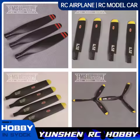 Fms Propeller 1.2m 1.4m 1.7m Wwii Aircraft Training Aircraft Original Accessory Propeller Aircraft